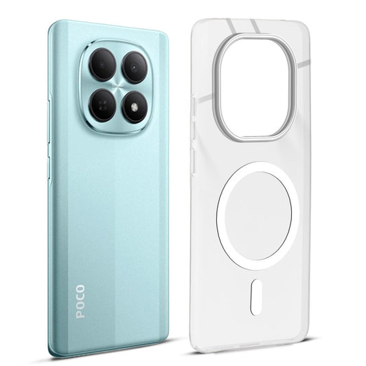 Anti-Yellow Scratch Resistant Case Support Magnetic Accessories Back Cover For Poco M8 5G
