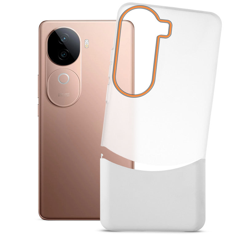 Frosted Case With 2-Cut Interlock For iQOO Z9s 5G