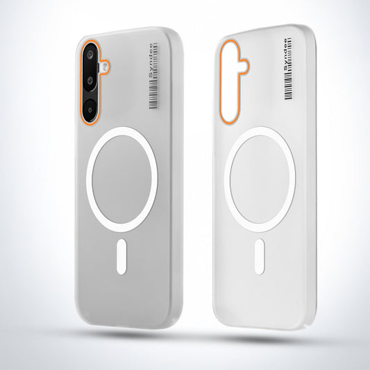 Elegant Colorful Frosted Matte Back With MagSafe Support Back Case For Samsung M16 5G