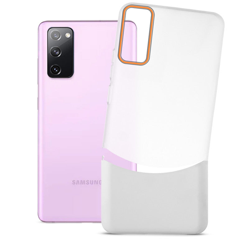 Frosted Case With 2-Cut Interlock For Samsung S20 FE 5G