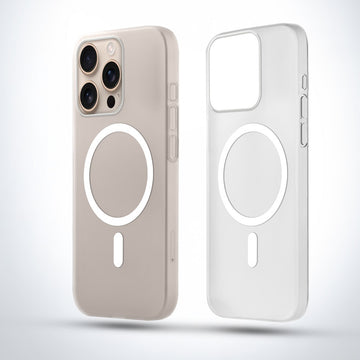 Frosted Slim Wireless Charging Support Case For Apple iPhone 16 Pro Max
