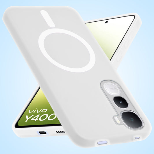 Classic Matte Silicone Back Case for Vivo Y400 5G