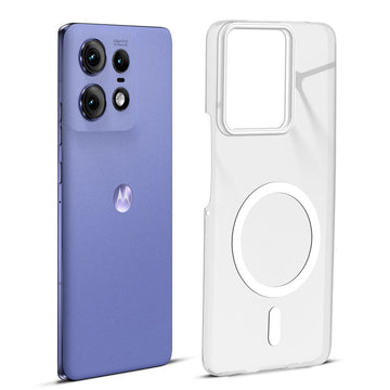 Anti-Yellow Colored Camera Line Case Support Wireless Charging Back Cover For Motorola Moto Edge 50 Pro 5G