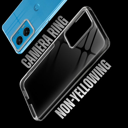 Crystal Clear Colorful Camera Guard for Motorola Moto G96 5G