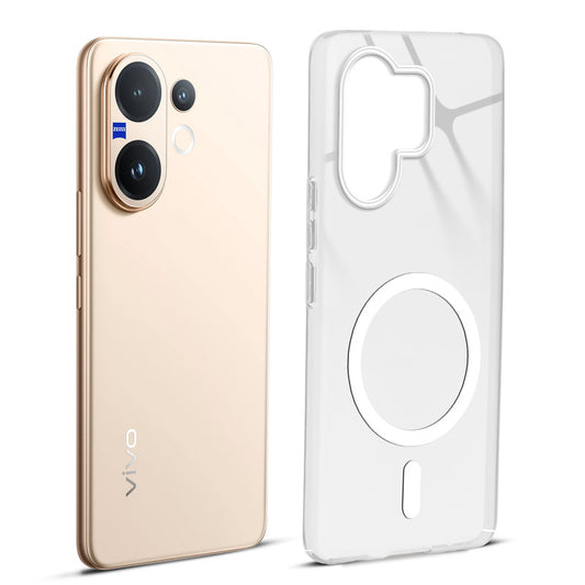Anti-Yellow Scratch Resistant Case Support Magnetic Accessories Back Cover For Vivo T4 Pro 5G