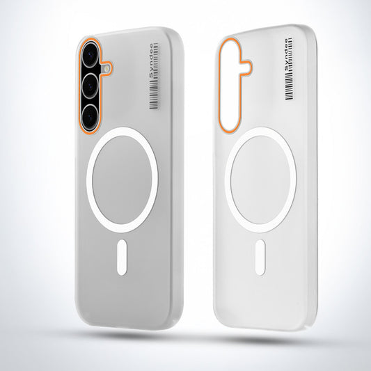 Elegant Colorful Frosted Matte Back With MagSafe Support Back Case For Samsung A26 5G