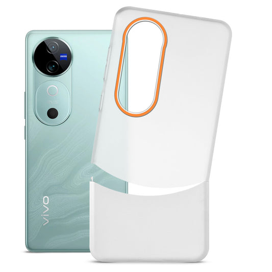 Frosted Hard Back Case For Vivo V40 5G with 2-Cut Interlocking System