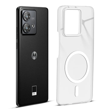 Anti-Yellow Scratch Resistant Case Support Magnetic Accessories Back Cover For Motorola Moto Edge 40 Neo 5G