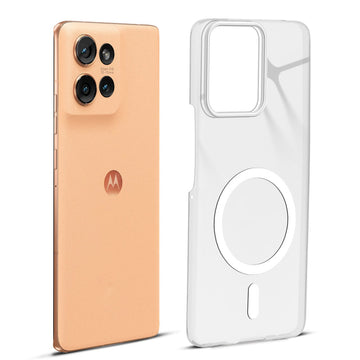 Anti-Yellow Scratch Resistant Case Support Wireless Charging Back Cover For Motorola Moto Edge 50 5G