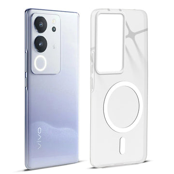 Anti-Yellow Scratch Resistant Case Support Magnetic Accessories Back Cover For Vivo V29 5G