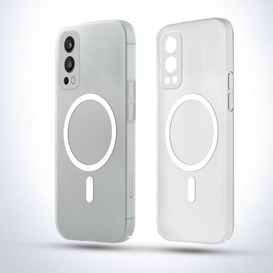 Sleek Frosted Matte Hard Back Cover With MagSafe Compatible Back Case for OnePlus Nord 2
