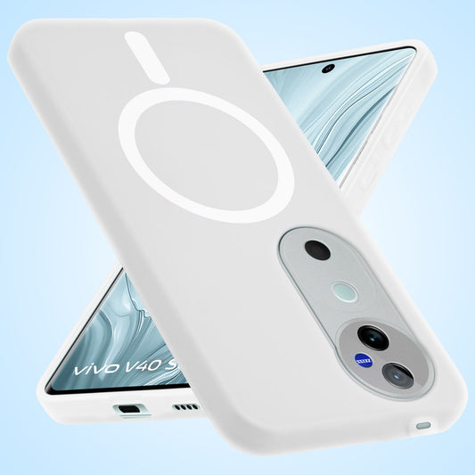 Classic Matte Silicone Back Case for Vivo V40 Pro 5G