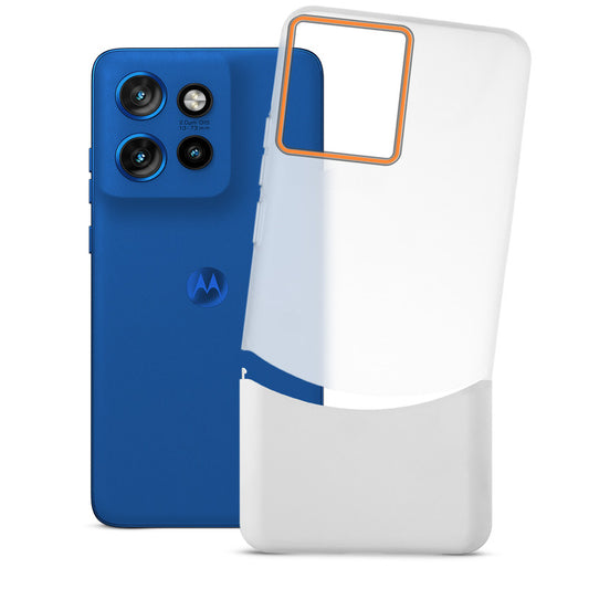 Frosted Hard Back Case For Motorola Moto Edge 50 Neo 5G with 2-Cut Interlocking System