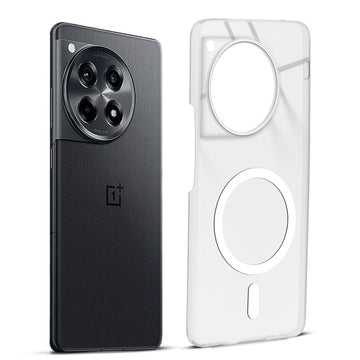 Anti-Yellow Scratch Resistant Case Support Magnetic Accessories Back Cover For OnePlus 12R 5G
