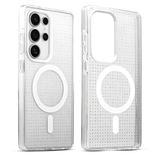 Stunning Dual Shade Starry MagSafe Hard Back Case for Samsung S23 Ultra 5G with Colourful Raised Camera Edges