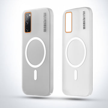 Elegant Colorful Frosted Matte Back With MagSafe Support Back Case For Samsung S20 FE 5G