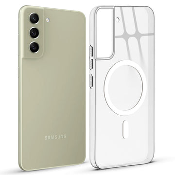 Anti-Yellow Scratch Resistant Case Support Wireless Charging Back Cover For Samsung S21 FE 5G