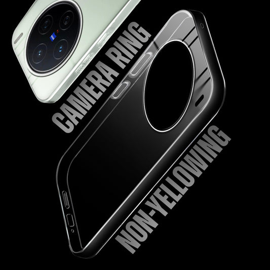 Crystal Shield Hard Case with Anti-Yellowing and Colorful Camera Guard for Vivo X200 5G