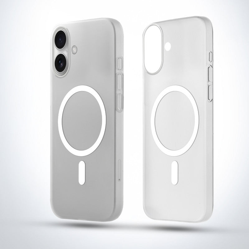 Frosted Slim Wireless Charging Support Case For Apple iPhone 16 Plus
