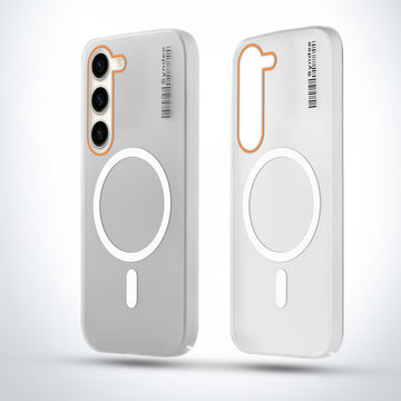 Elegant Colorful Frosted Matte Back With MagSafe Support Back Case For Samsung S23 5G