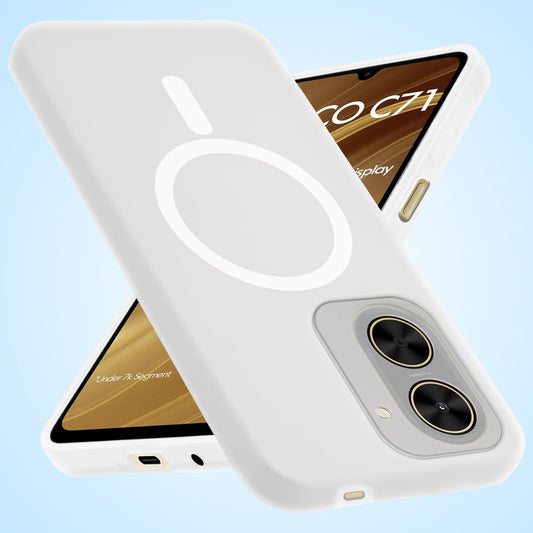 Classic Matte Silicone Back Case for Poco C71