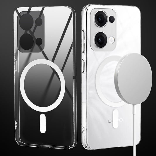 Crystal Clear Hard Back Anti-Yellowing with MagSafe Compatibility Phone Case For Oppo Reno 13 5G