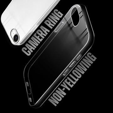 Crystal Shield Hard Case with Anti-Yellowing and Colorful Camera Guard for Apple iPhone 16e