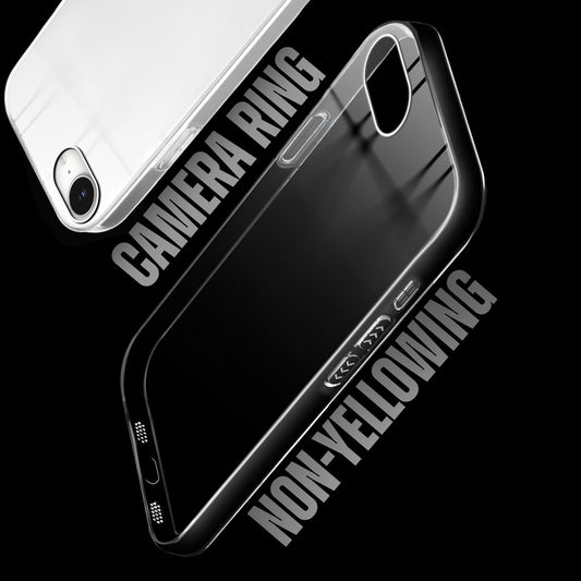 Crystal Shield Hard Case with Anti-Yellowing and Colorful Camera Guard for Apple iPhone 16e