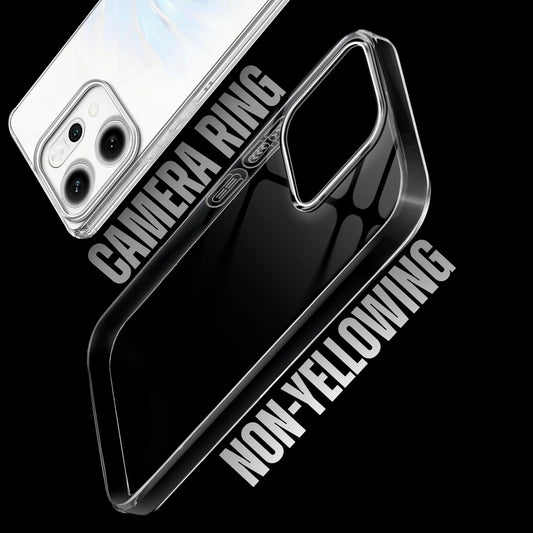 Crystal Shield Hard Case with Anti-Yellowing and Colorful Camera Guard for Oppo Reno 14 Pro 5G