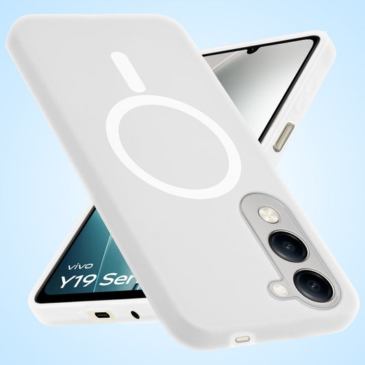 Classic Matte Silicone Back Case for Vivo Y19 5G