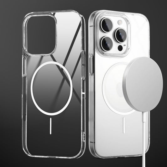 Crystal Clear Transparent Hard Back Anti-Yellowing with MagSafe Compatibility Phone Case For Apple iphone 14 Pro