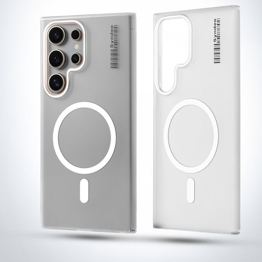 New Elegant Frosted Matte Slim Back With MagSafe Support Back Case For Samsung S24 Ultra 5G