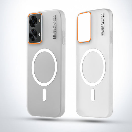 Elegant Colorful Frosted Matte Back With MagSafe Support Back Case For OnePlus Nord 2T 5G