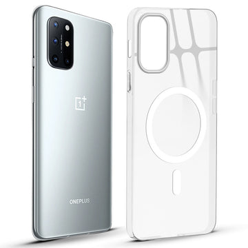 Anti-Yellow Colored Camera Line Case Support Magnetic Accessories Back Cover For Oneplus 8T