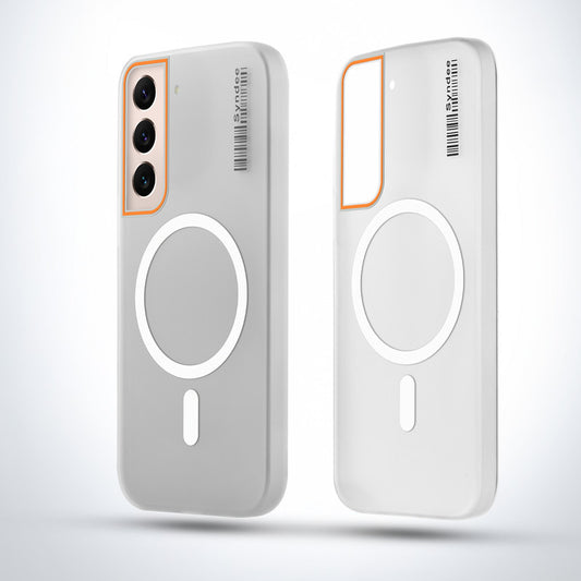 Elegant Frosted Matte Slim Back With MagSafe Support Back Case For Samsung S22 5G