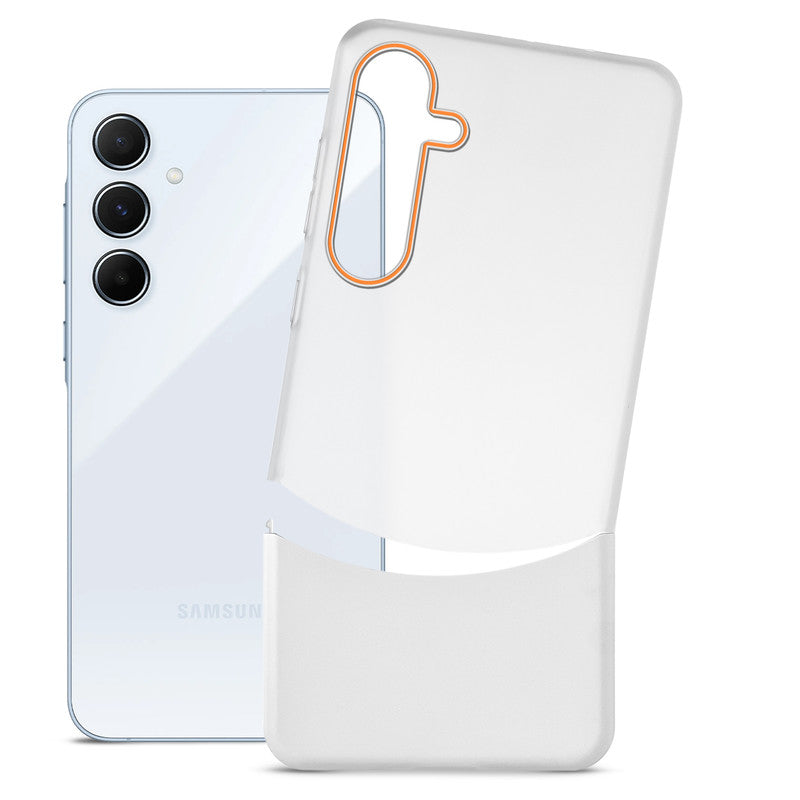 Frosted Case With 2-Cut Interlock For Samsung A35 5G
