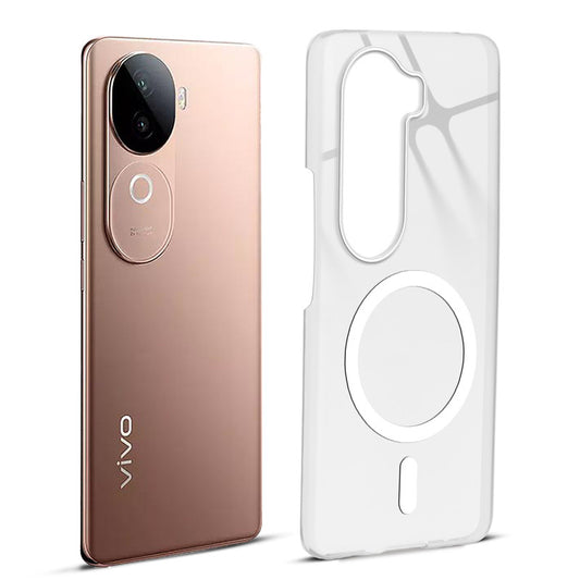Anti-Yellow Scratch Resistant Case Support Magnetic Accessories Back Cover For Vivo V40e 5G