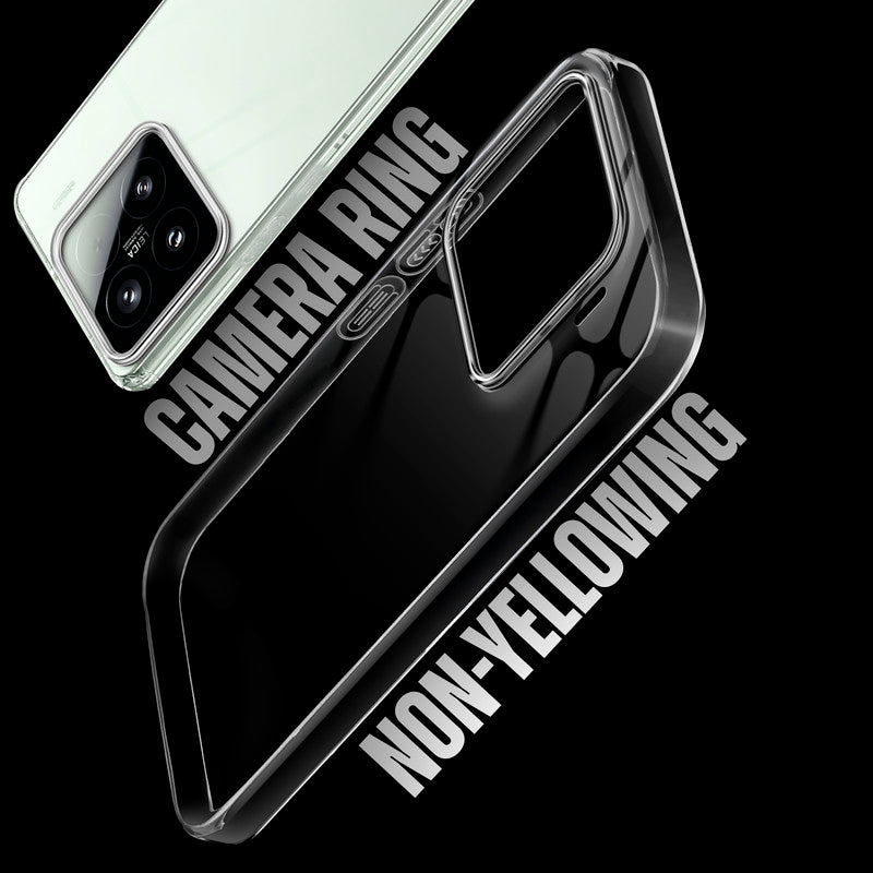 Crystal Clear Colorful Camera Ring Back Case for Xiaomi 15 5G