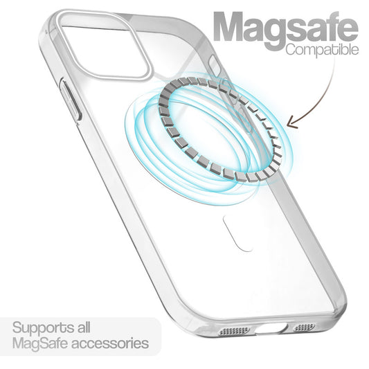 Anti-Yellow Scratch Resistant Case Support Wireless Charging Back Cover For Apple iPhone 13 Pro Max