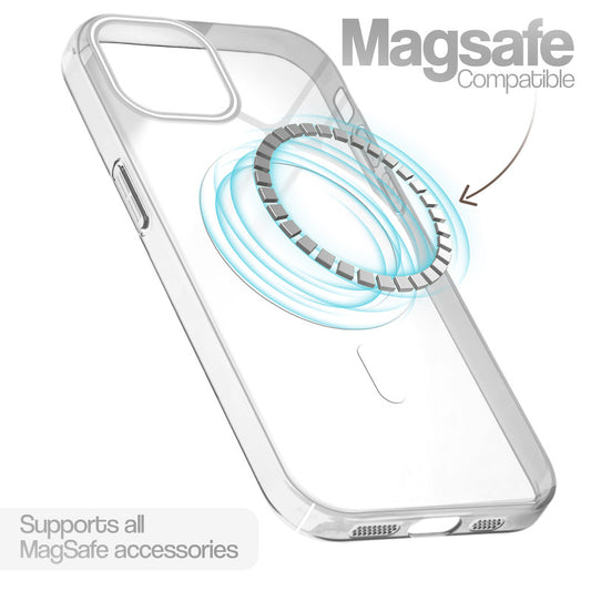 Anti-Yellow Scratch Resistant Case Support Wireless Charging Back Cover For Apple iPhone 14 Plus