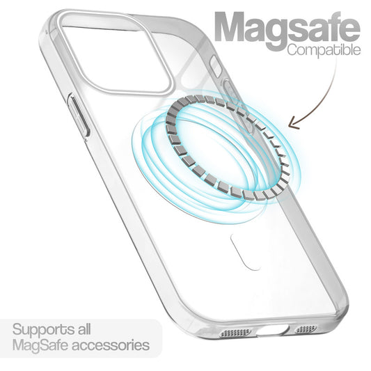 Anti-Yellow Scratch Resistant Case Support Wireless Charging Back Cover For Apple iPhone 14 Pro
