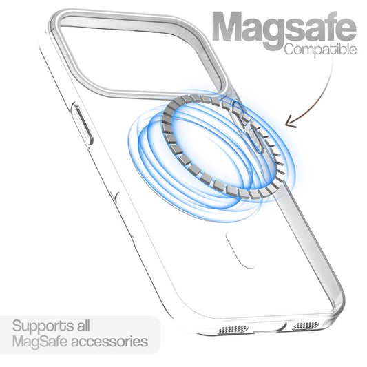 Anti-Yellow Scratch Resistant Case Support Wireless Charging Back Cover For Apple iphone 18 Pro Max