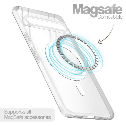 Anti-Yellow Scratch Resistant Case Support Magnetic Accessories Back Cover For Google Pixel 6A