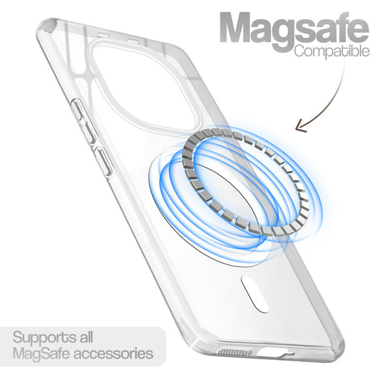 Anti-Yellow Scratch Resistant Case Support Magnetic Accessories Back Cover For Redmi Note 15 5G