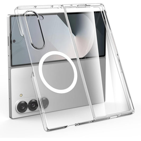 Colored Transparent Anti-Yellowing Magsafe Case For Samsung Z Fold 7