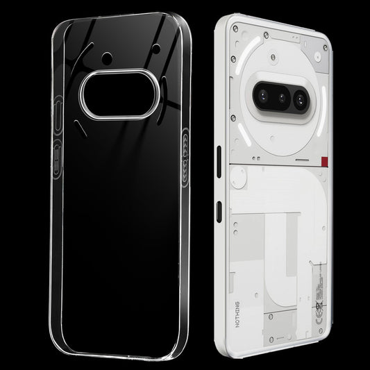 Crystal Shield Hard Case with Anti-Yellowing and Colorful Camera Guard for Nothing Phone 3A 5G