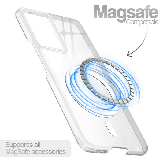 Glossy Hard Magsafe Case Motorola Moto Edge 50 Fusion 5G