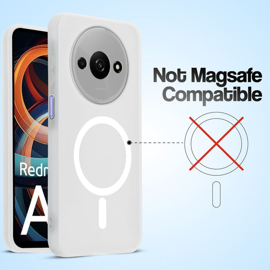 Classic Matte Silicone Back Case for Redmi A3 2024