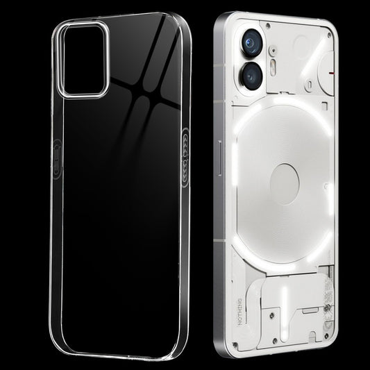 Crystal Shield Hard Case with Anti-Yellowing and Colorful Camera Guard for Nothing Phone 2
