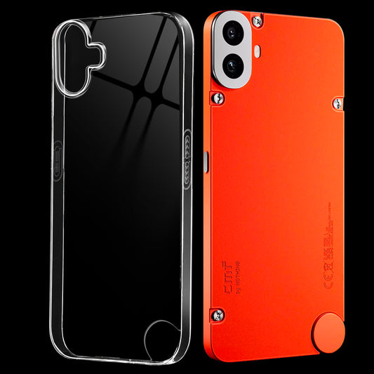Crystal Shield Hard Case with Anti-Yellowing and Colorful Camera Guard for CMF Phone 1